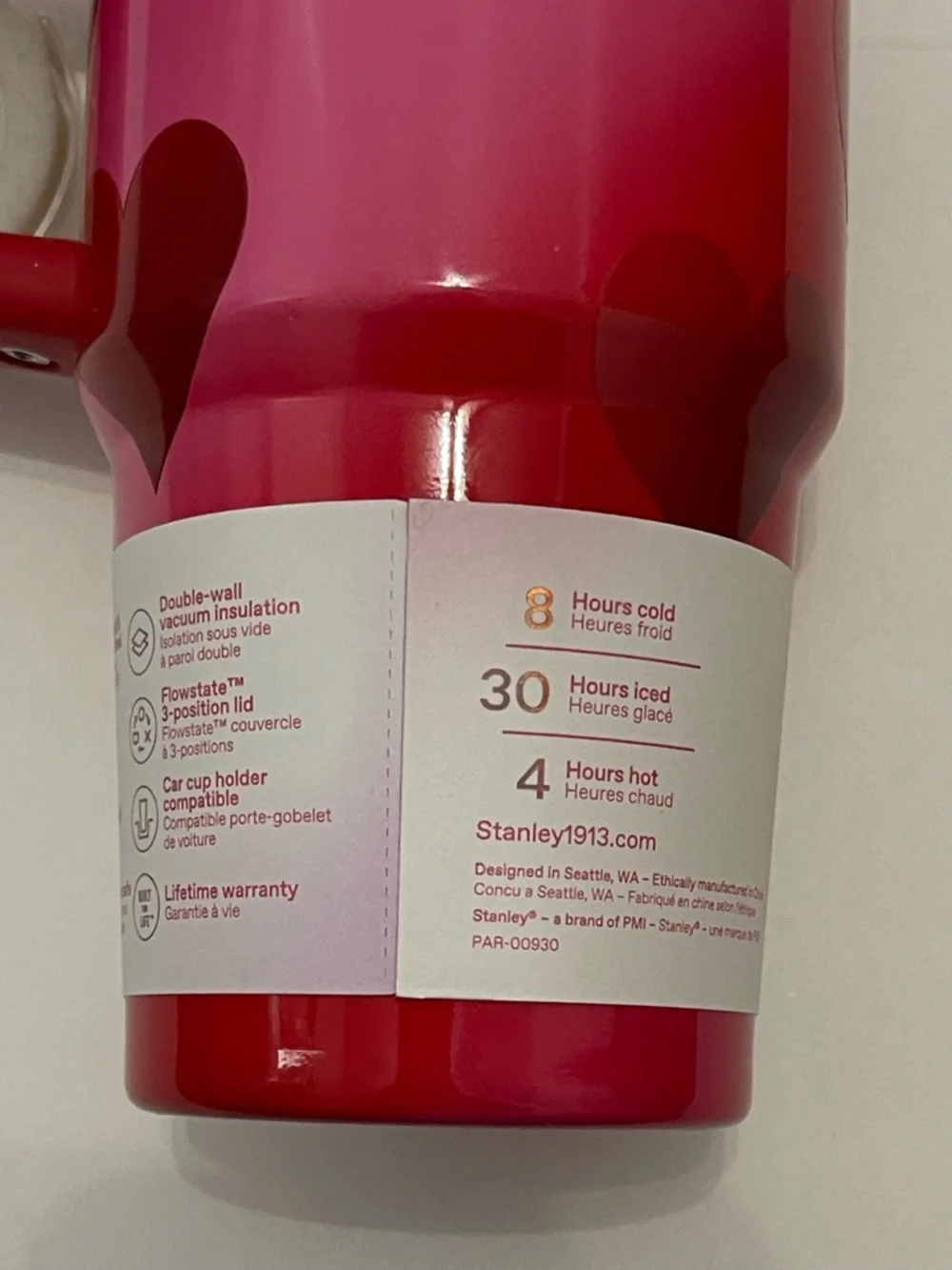 Stanley | Target Valentine’s Day 2026 Limited Edition 20 oz Quencher H2.0 - Picture 8 of 8